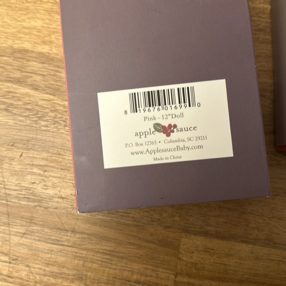 APPLE SAUCE ⭐️  “ le monde de bebe” 12” pink doll - Picture 5 of 5